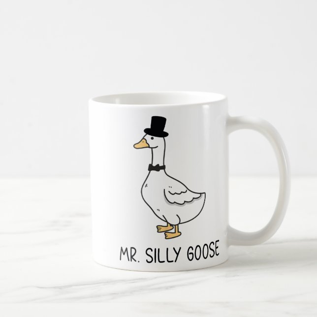 Mr. Silly Goose And Mrs. Silly Goose Couple Matchi Coffee Mug (Right)