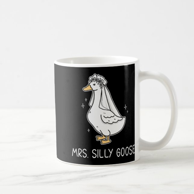 Mr. Silly Goose And Mrs. Silly Goose Couple Matchi Coffee Mug (Right)