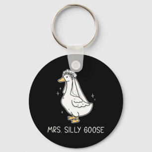 Mr. Silly Goose And Mrs. Silly Goose Couple Matchi Key Ring