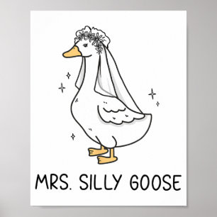 Mr. Silly Goose And Mrs. Silly Goose Couple Matchi Poster