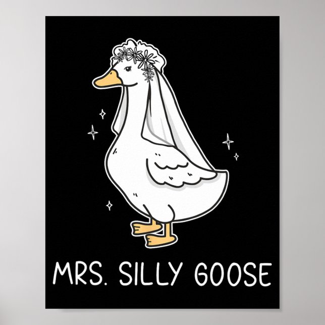 Mr. Silly Goose And Mrs. Silly Goose Couple Matchi Poster (Front)