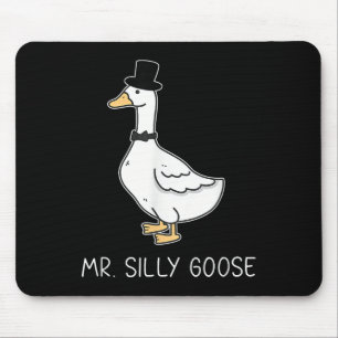 Mr. Silly Goose Couple Matching Wedding Funny Men Mouse Mat