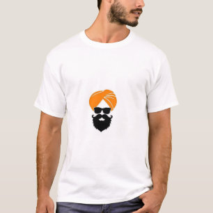 Mr. Singh tshirt Sardari look
