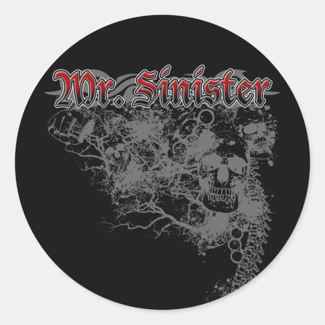 Mr. Sinister Sticker (Front)