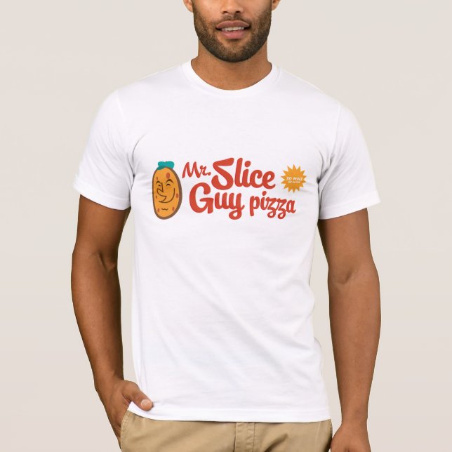 MR. SLICE GUY PIZZA T-Shirt (Front)