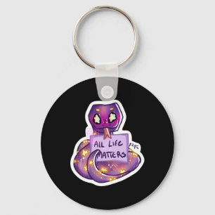 Mr Snek Says All Life S Sticker Key Ring