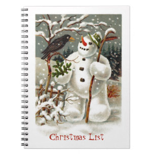 Mr. Snowman and Mr. Crow Notebook
