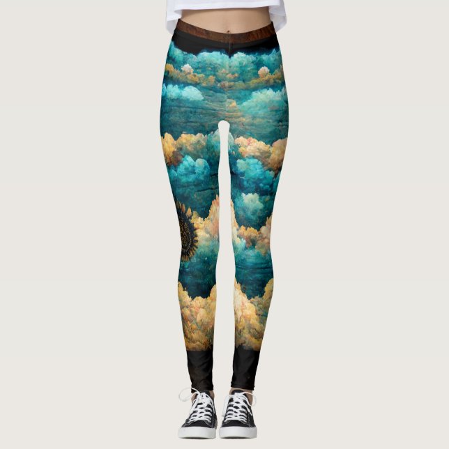 Mr. Sony's Magical Cigar Box Guitar I Leggings (Front)