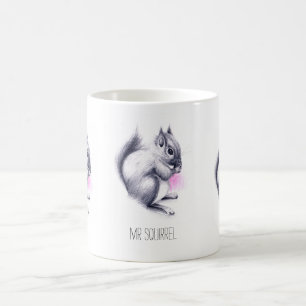 Mr Squirrel custom name Coffee Mug