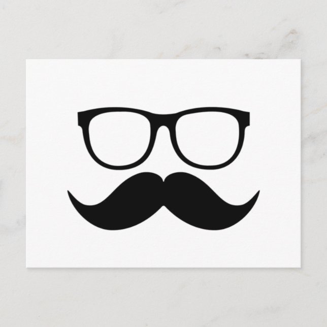 Mr. Stache Postcard (Front)