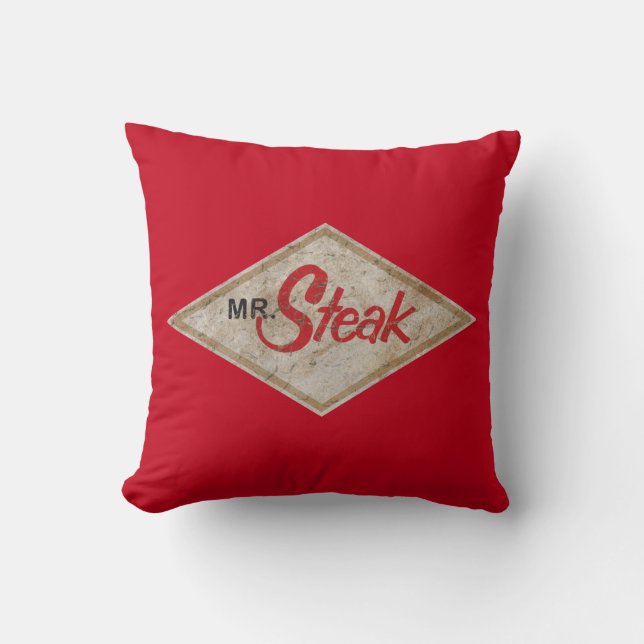 Mr. Steak Cushion (Front)