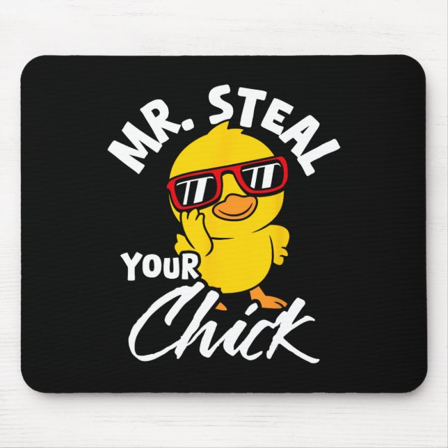 Mr. Steal Your Chick Easter Humour  Mouse Mat (Front)