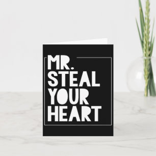 Mr Steal Your Heart For Boys Toddlers Valentines _ Card