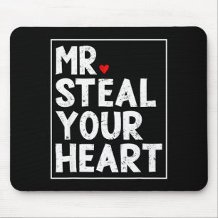 Mr Steal Your Heart For Boys Toddlers Valentines D Mouse Mat