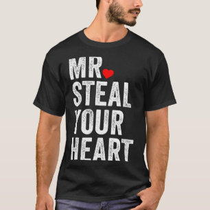 Mr. Steal Your Heart Funny Valentines Day Men’s T-Shirt