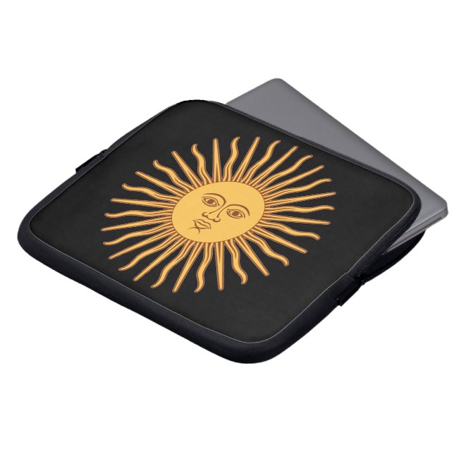 Mr Sun Laptop Sleeve (Front Top)