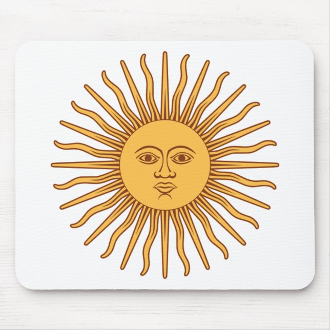 Mr Sun Mouse Mat (Front)