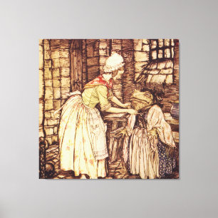 Mr Toad Dresses Up by Arthur Rackham Canvas Print