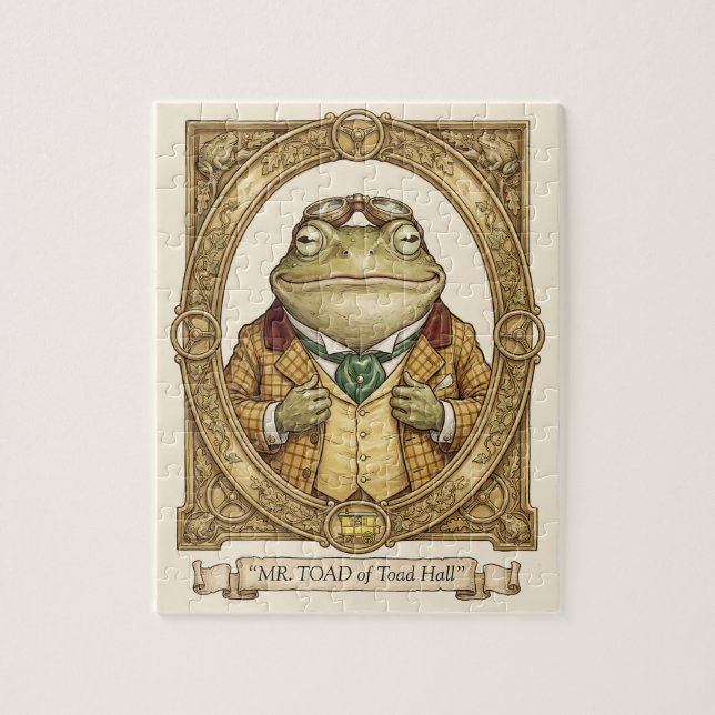Mr. Toad of Toad Hall Wind in the Willows Jigsaw Puzzle (Vertical)