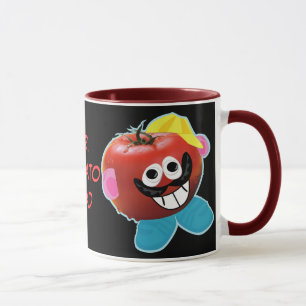 mr. tomato head humourous parody mug