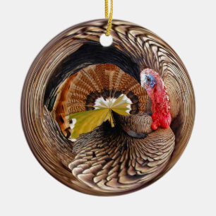 Mr Turkey Ceramic Tree Decoration