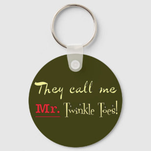 Mr. Twinkle Toes Ballet Gifts Key Ring