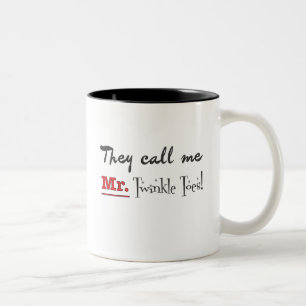 Mr. Twinkle Toes Ballet Gifts Two-Tone Coffee Mug
