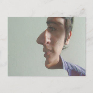 Mr Two Face Postcard