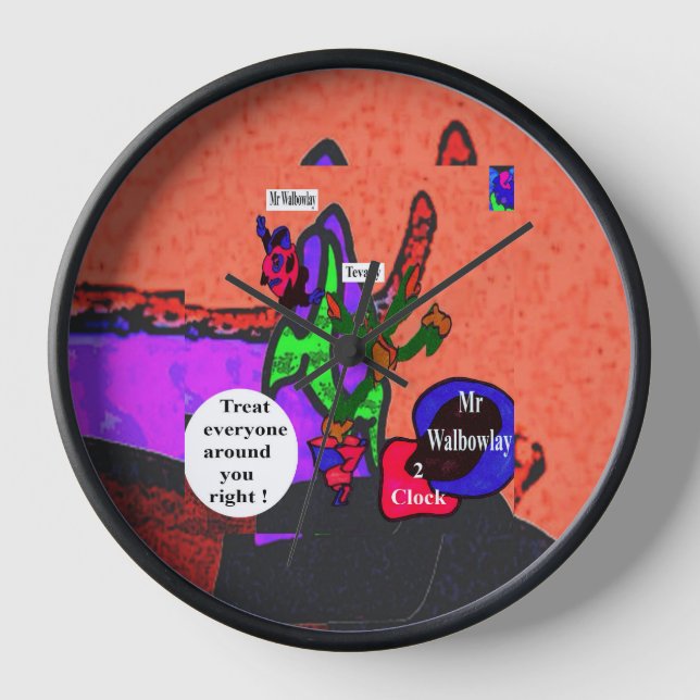 Mr Walbowlay 2 Clock (Front)