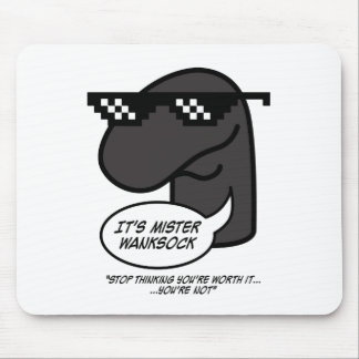 Mr Wanksock Mouse Pad. Mat
