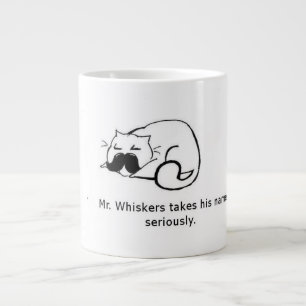 Mr Whiskers Large Coffee Mug
