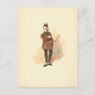 Mr. Wilkins Micawber David Copperfield Postcard