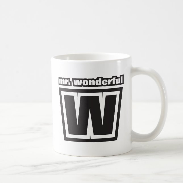 Mr Wonderful Coffee Mug (Right)