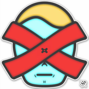 Mr X - Anonymous mysterious person v1 Sticker