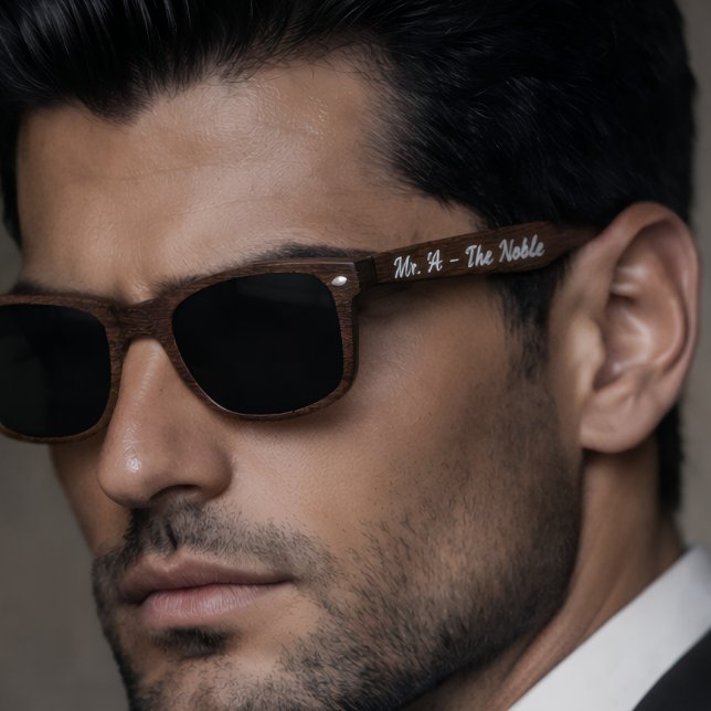 Mr.Y - The Nobel Personalized 2026 – Sunglasses (Mr. A – The Noble
For the man defined by character.
#TheNoble #MensLuxuryStyle #WoodenSunglasses #G)