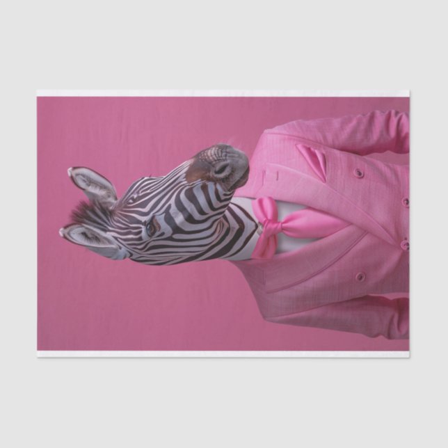 Mr. Zebra  Tissue Paper (Front)