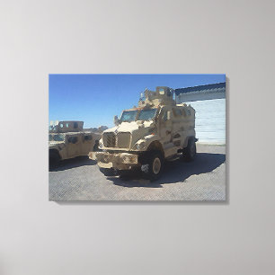 MRAP US MILITARY ARMOR CANVAS PRINT