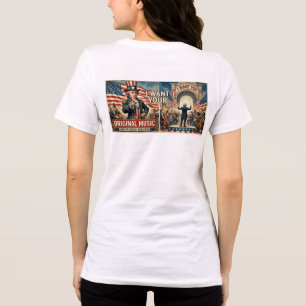 MrBeats as Uncle Sam Tri-Blend Shirt