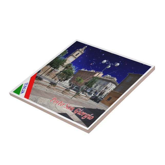 MRC007 PORTO SAN GIORGIO, Marche, Italy, Tile (Side)