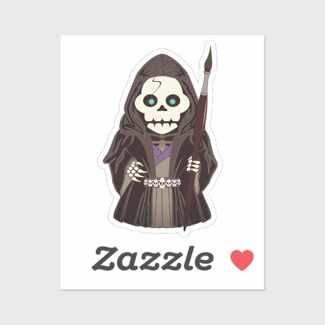 MrFrightful Avatar Custom-Cut Vinyl Sticker (Sheet)