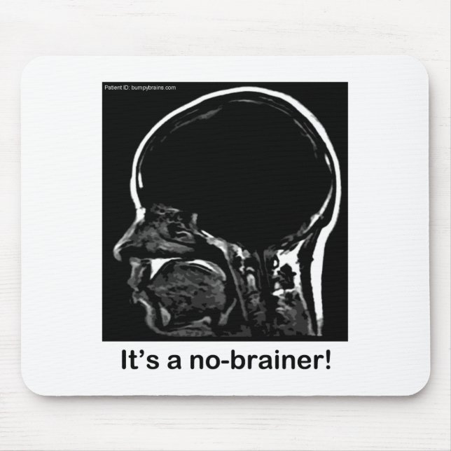 MRI: It's a no-brainer! Mouse Mat (Front)