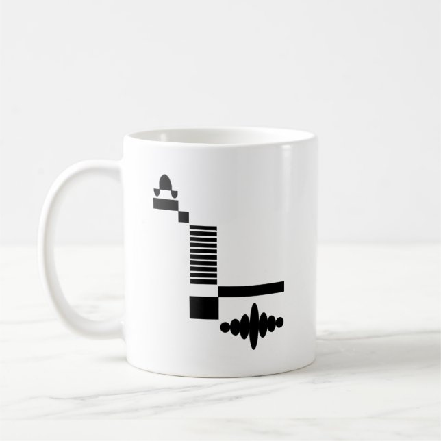 MRI Pulse Sequence Coffee Mug (Left)