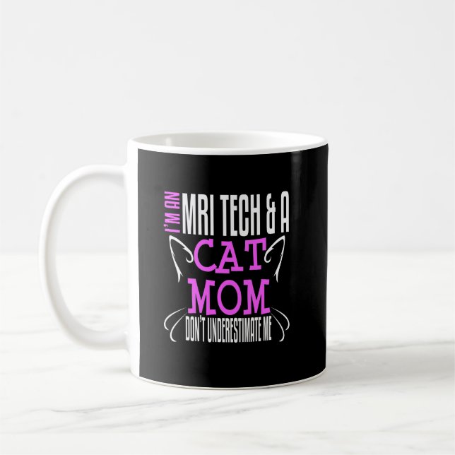 MRI Tech Cat Mum Coffee Mug (Left)
