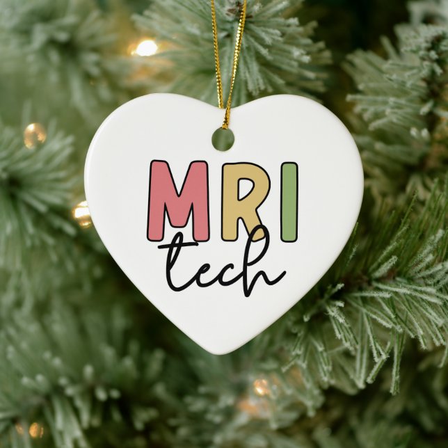 MRI Tech | MRI Technologist Radiology Technician Ceramic Tree Decoration (Tree)