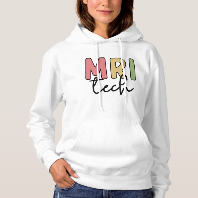 MRI Tech | MRI Technologist Radiology Technician Hoodie (Front)