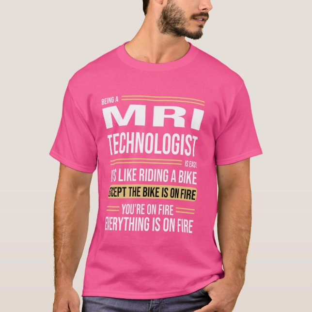 Mri Technologist Definition Funny Job T-Shirt (Front)