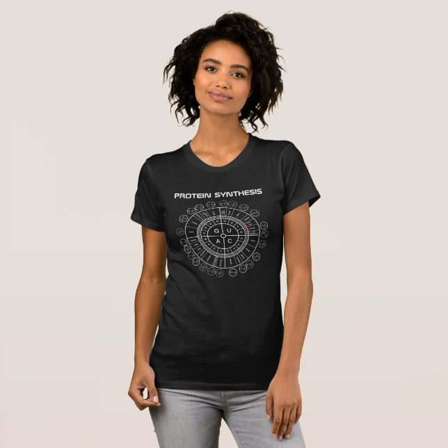 mRNA to AMINO ACID CODON WHEEL T-Shirt (Front Full)