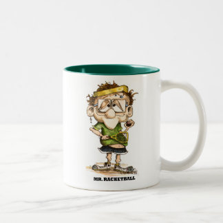 mrracketball Two-Tone coffee mug