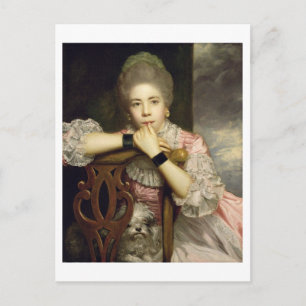 Mrs Abington as Miss Prue in Congreve's 'Love for Postcard