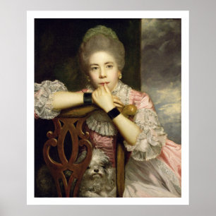 Mrs Abington as Miss Prue in Congreve's 'Love for Poster